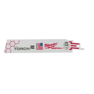 Lưỡi cưa kiếm sắt TORCH loại mỏng Milwaukee T14-152.4mm (Bộ 5 lưỡi) Lưỡi cưa kiếm sắt TORCH loại mỏng Milwaukee T14-152.4mm (Bộ 5 lưỡi)